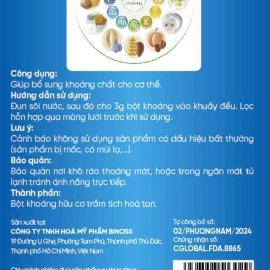 BỘT KHOÁNG ĐA VI LƯỢNG TỔNG HỢP BENTONITE, NGUYÊN LIỆU MỸ PHẨM, 100% KHOÁNG CHẤT, KHÔNG PHA HƯƠNG LIỆU