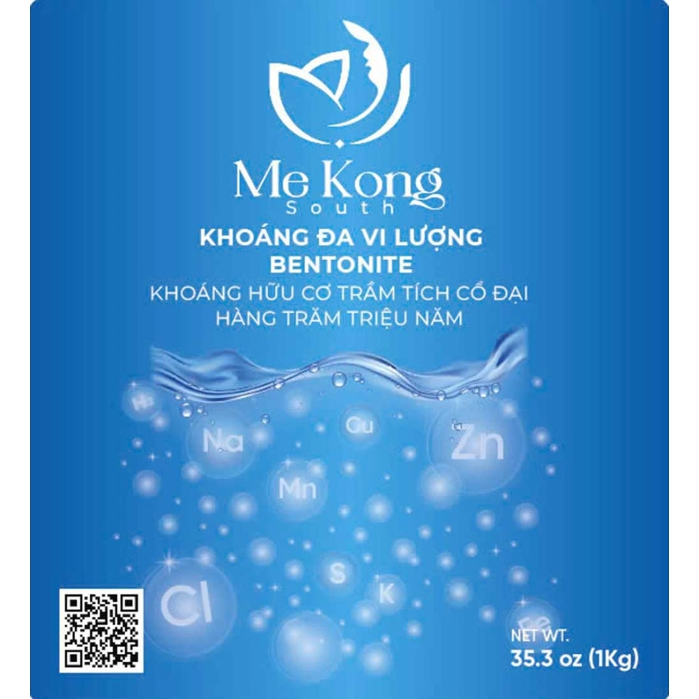 BỘT KHOÁNG ĐA VI LƯỢNG TỔNG HỢP BENTONITE, NGUYÊN LIỆU MỸ PHẨM, 100% KHOÁNG CHẤT, KHÔNG PHA HƯƠNG LIỆU