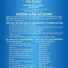 BỘT KHOÁNG ĐA VI LƯỢNG TỔNG HỢP BENTONITE, NGUYÊN LIỆU MỸ PHẨM, 100% KHOÁNG CHẤT, KHÔNG PHA HƯƠNG LIỆU